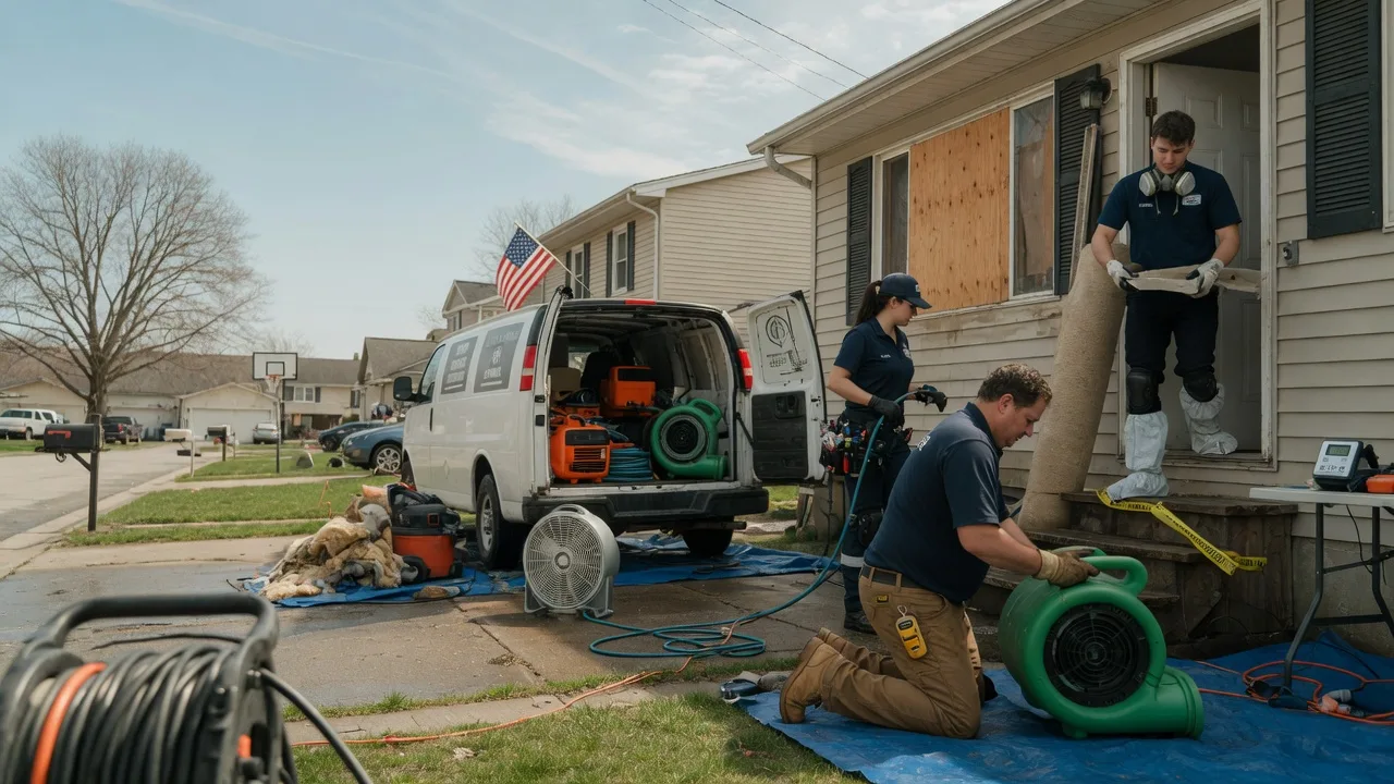 Water Damage Restoration in Willisville, IL near me